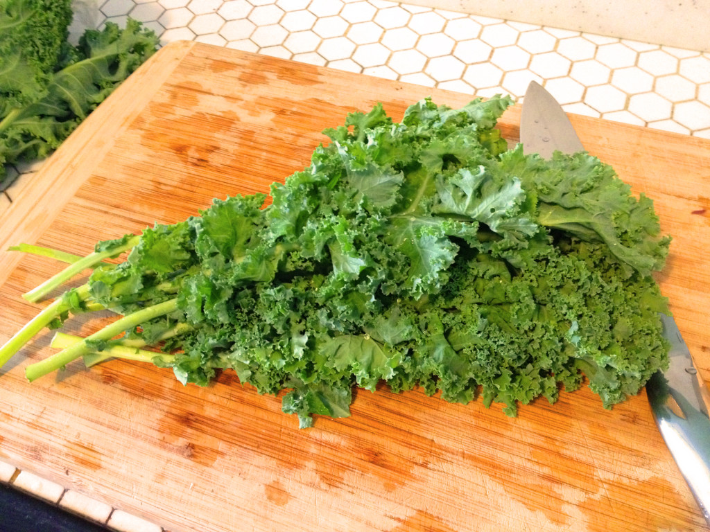 Find fresh, young kale for the Kale Slaw with Sesame Honey Dijon Dressing. Photo © Ben Young Landis. 