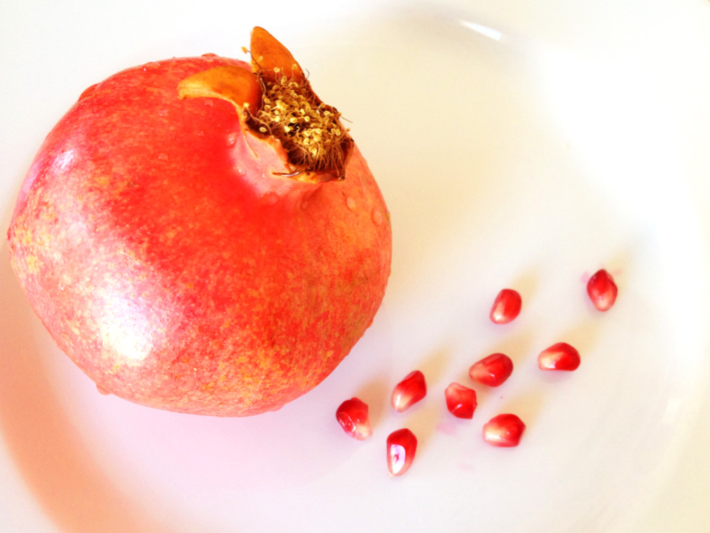 A pomegranate. Photo © Ben Young Landis. 