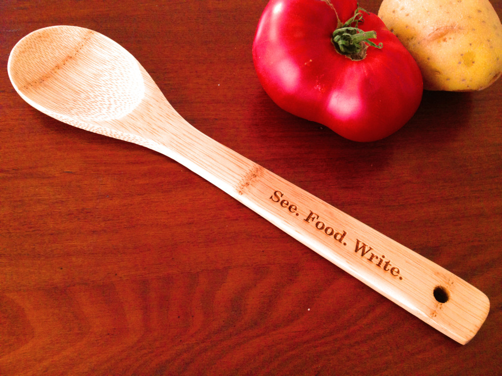 Sponsors at our Supporter or Friend tier during the Winter 2016 Writing Season received our bamboo cooking spoon. Photo © Ben Young Landis.